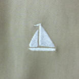 White Sailboats on Khaki