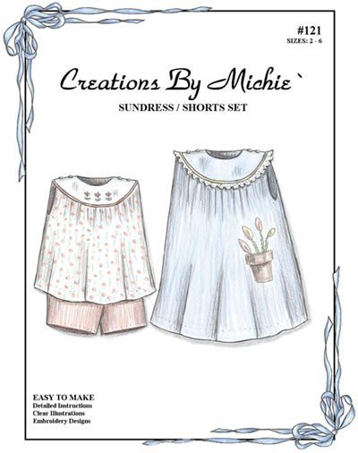 Creations by Michie CB131B Classic Dress 131 Pattern Sizes: 2-5 Years